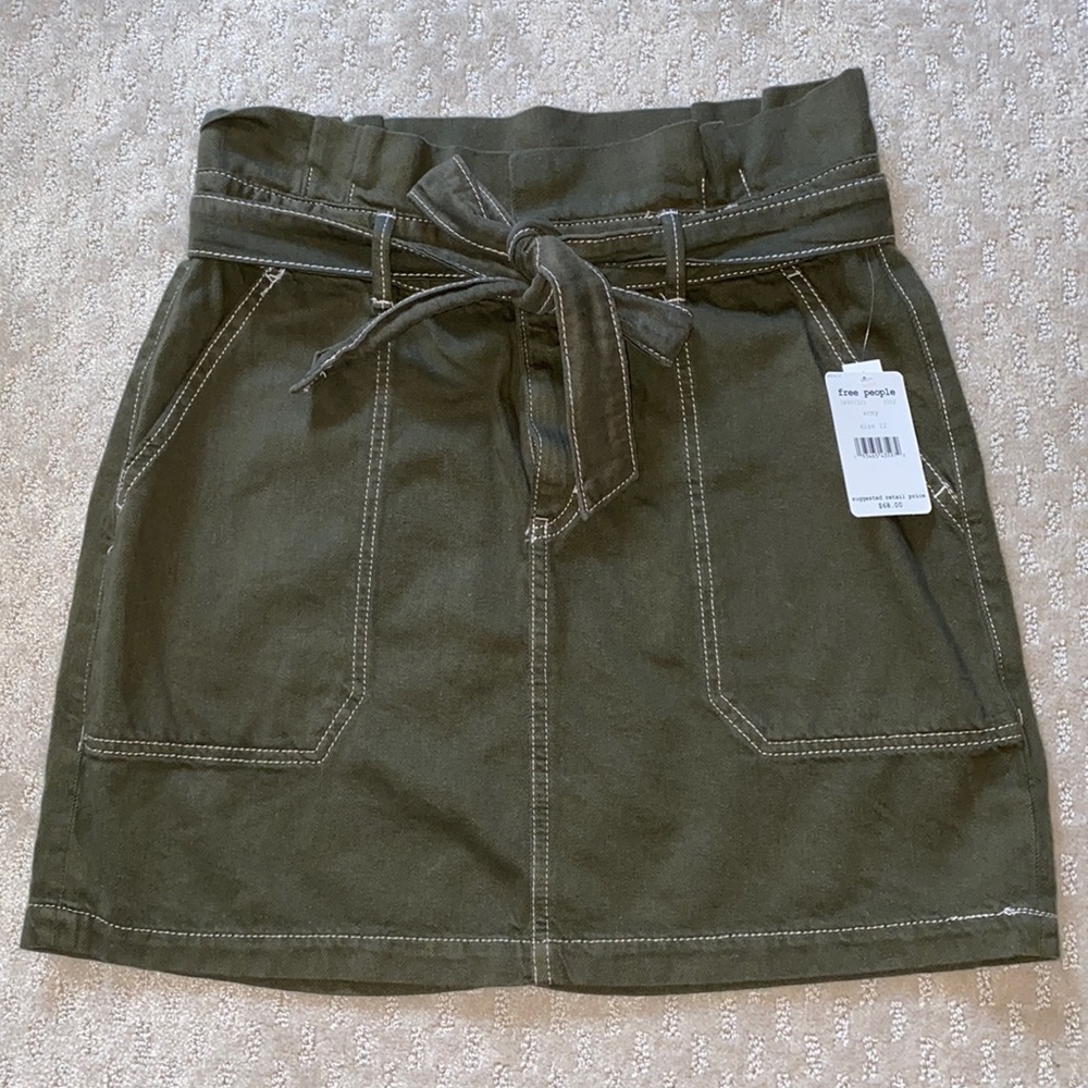 Free people splendor in the grass paper bag Skirt